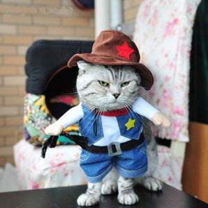 Funny Pet Costumes Cat Dog Cosplay