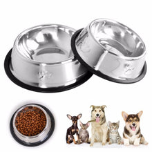 Load image into Gallery viewer, New Dog Cat Bowls Stainless Steel
