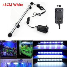 Load image into Gallery viewer, Waterproof Aquarium LED Light Fish Tank 9/12/15/21 Blue/White 18/28/38/48CM Bar Strip Light Lamp EU/US Plug Aquarium Lighting