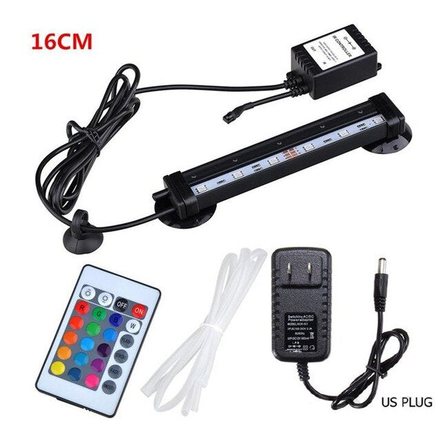 Underwater Submersible Fish Tank Light Color Changing LED Air Bubble Light Aquarium Air Bubble Lamp Making Oxygen for Fish Tank