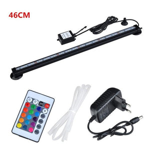 Underwater Submersible Fish Tank Light Color Changing LED Air Bubble Light Aquarium Air Bubble Lamp Making Oxygen for Fish Tank