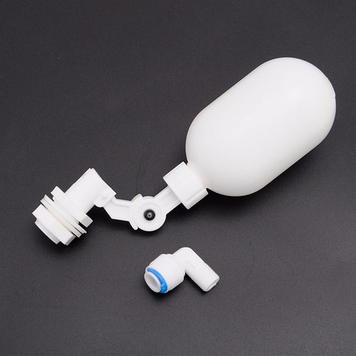 Aquarium Plastic Float Ball Valve Shut Off Automatic Feed Fill Fish Tank Water Filter Reverse Osmosis System With Connector