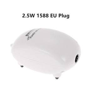 Ultra Silent Aquarium Air Pump Mini Compressor Oxygen Airpump Single Double Outlet 220-240V EU/US Plug Fish Tank Accessories