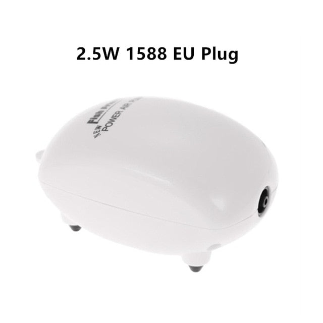 Ultra Silent Aquarium Air Pump Mini Compressor Oxygen Airpump Single Double Outlet 220-240V EU/US Plug Fish Tank Accessories
