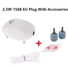 Load image into Gallery viewer, Ultra Silent Aquarium Air Pump Mini Compressor Oxygen Airpump Single Double Outlet 220-240V EU/US Plug Fish Tank Accessories