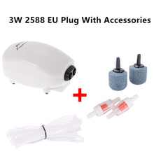 Load image into Gallery viewer, Ultra Silent Aquarium Air Pump Mini Compressor Oxygen Airpump Single Double Outlet 220-240V EU/US Plug Fish Tank Accessories